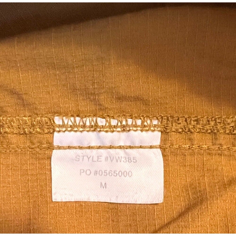 VUORI Caramel Vintage Wash Ripstop Shorts Mid Rise Pockets Stretch Hiking Size M - Picture 4 of 4